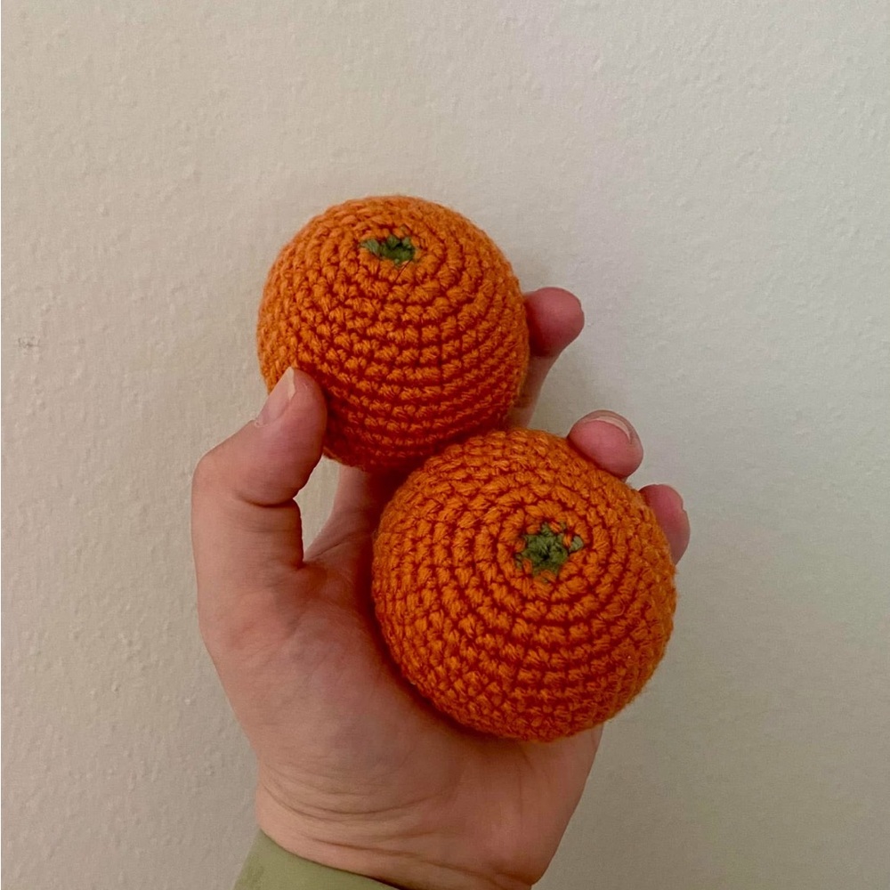 Handmade Crochet Oranges